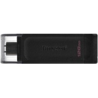 Флеш Диск Kingston 128Gb DataTraveler 70 Type-C DT70/128GB USB3.2 черный Флеш Диск Kingston 128Gb DataTraveler 70 Type-C DT70/128GB USB3.2 черный