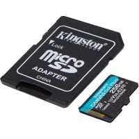 Флеш карта microSDXC 256GB Kingston SDCG3/256GB Canvas Go! Plus + adapter