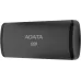 Накопитель SSD A-Data USB-C 1Tb ASE760-1TU32G2-CTI SE760 1.8" серый