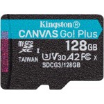 Флеш карта microSDXC 128GB Kingston SDCG3/128GBSP Canvas Go! Plus w/o adapter