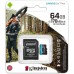 Флеш карта microSDXC 64GB Kingston SDCG3/64GB Canvas Go! Plus + adapter