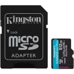 Флеш карта microSDXC 512GB Kingston SDCG3/512GB Canvas Go! Plus + adapter