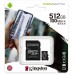 Флеш карта microSDXC 512GB Kingston SDCS2/512GB Canvas Select Plus + adapter