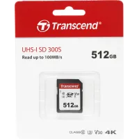 Флеш карта SDXC 512GB Transcend TS512GSDC300S w/o adapter