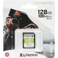 Флеш карта SDXC 128GB Kingston SDS2/128GB Canvas Select Plus w/o adapter Флеш карта SDXC 128GB Kingston SDS2/128GB Canvas Select Plus w/o adapter
