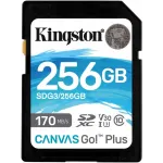 Флеш карта SDXC 256GB Kingston SDG3/256GB Canvas Go! Plus w/o adapter