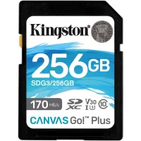 Флеш карта SDXC 256GB Kingston SDG3/256GB Canvas Go! Plus w/o adapter