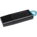 Флеш Диск Kingston 64Gb DataTraveler Exodia DTX/64GB USB3.2 черный/голубой