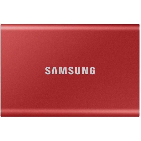 Накопитель SSD Samsung USB-C 1Tb MU-PC1T0R/WW T7 1.8" красный
