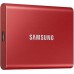 Накопитель SSD Samsung USB-C 1Tb MU-PC1T0R/WW T7 1.8" красный