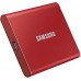 Накопитель SSD Samsung USB-C 2Tb MU-PC2T0R/WW T7 1.8" красный