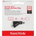 Флеш Диск Sandisk 32Gb Ultra Dual Drive Go SDDDC3-032G-G46 USB3.1 черный