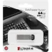 Флеш Диск Kingston 64GB DataTraveler Kyson DTKN/64GB USB3.2 серебристый/черный