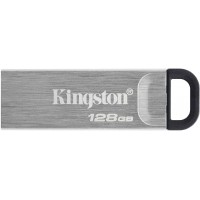 Флеш Диск Kingston 128GB DataTraveler Kyson DTKN/128GB USB3.2 серебристый/черный