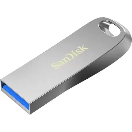 Флеш Диск Sandisk 64Gb Ultra Luxe SDCZ74-064G-G46 USB3.0 серебристый