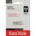 Флеш Диск Sandisk 64Gb Ultra Luxe SDCZ74-064G-G46 USB3.0 серебристый
