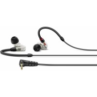 Наушники вкладыши Sennheiser IE 100 PRO 1.3м прозрачный/черный проводные в ушной раковине (508941)
