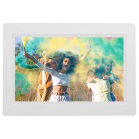 Фоторамка Digma 9" PF-932 IPS 1024x600 белый пластик ПДУ Видео