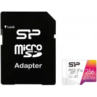 Флеш карта microSDXC 256GB Silicon Power SP256GBSTXBV1V20SP Elite + adapter
