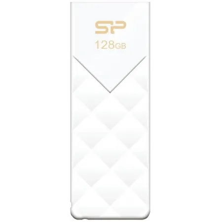 Флеш Диск Silicon Power 128Gb Blaze B03 SP128GBUF3B03V1W USB3.1 белый