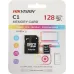Флеш карта microSDXC 128GB Hikvision HS-TF-C1(STD)/128G/Adapter + adapter