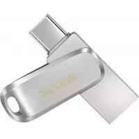 Флеш Диск Sandisk 128Gb Ultra Dual Drive Luxe SDDDC4-128G-G46 USB3.1 серебристый