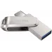 Флеш Диск Sandisk 128Gb Ultra Dual Drive Luxe SDDDC4-128G-G46 USB3.1 серебристый
