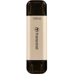 Флеш Диск Transcend 128Gb Jetflash 930С TS128GJF930C USB3.0 золотистый/черный