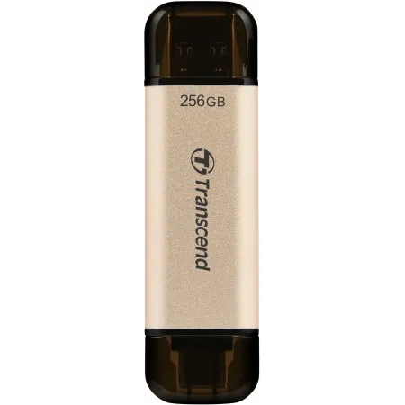 Флеш Диск Transcend 256Gb Jetflash 930С TS256GJF930C USB3.0 золотистый/черный