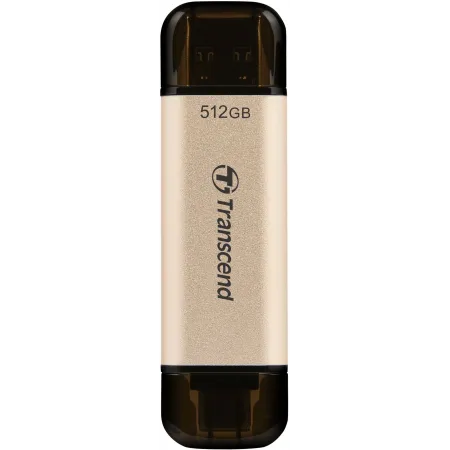 Флеш Диск Transcend 512Gb Jetflash 930С TS512GJF930C USB3.0 золотистый/черный
