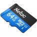 Флеш карта microSDXC 64GB Netac NT02P500STN-064G-S P500 w/o adapter