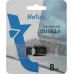 Флеш Диск Netac 8Gb U197 NT03U197N-008G-20BK USB2.0 черный/красный