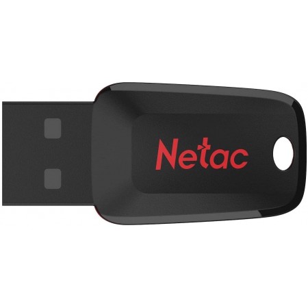 Флеш Диск Netac 128Gb U197 NT03U197N-128G-20BK USB2.0 черный/красный