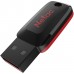 Флеш Диск Netac 128Gb U197 NT03U197N-128G-20BK USB2.0 черный/красный