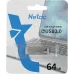 Флеш Диск Netac 64Gb U326 NT03U326N-064G-20PN USB2.0 серебристый