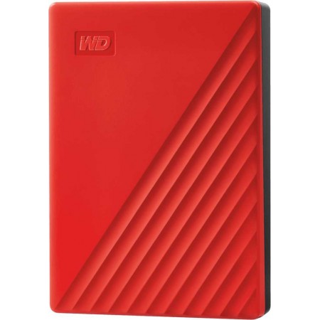 Жесткий диск WD USB3.2 Gen1 4TB WDBPKJ0040BRD-WESN My Passport 2.5" красный
