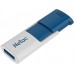 Флеш Диск Netac 128Gb U182 NT03U182N-128G-30BL USB3.0 синий/белый