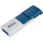 Флеш Диск Netac 64Gb U182 NT03U182N-064G-30BL USB3.0 синий/белый