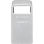 Флеш Диск Kingston 128GB DataTraveler Micro DTMC3G2/128GB USB3.2 серебристый