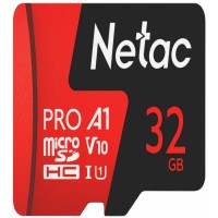 Флеш карта microSDHC 32GB Netac NT02P500PRO-032G-R P500 Extreme Pro + adapter