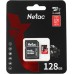Флеш карта microSDXC 128GB Netac NT02P500PRO-128G-R P500 Extreme Pro + adapter