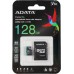 Флеш карта microSDXC 128GB A-Data AUSDX128GUI3V30SA2-RA1 Premier Pro + adapter