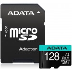 Флеш карта microSDXC 128GB A-Data AUSDX128GUI3V30SA2-RA1 Premier Pro + adapter