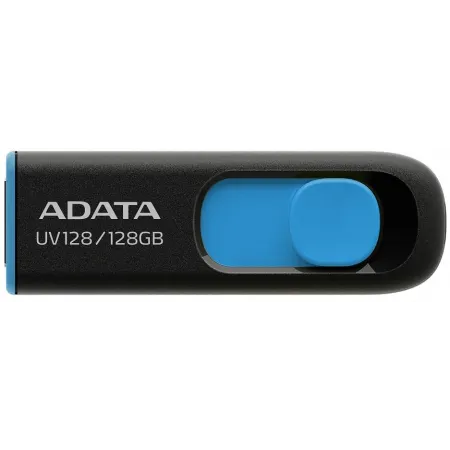 Флеш Диск A-Data 128Gb DashDrive UV128 AUV128-128G-RBE USB3.0 черный/синий