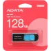 Флеш Диск A-Data 128Gb DashDrive UV128 AUV128-128G-RBE USB3.0 черный/синий