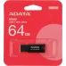 Флеш Диск A-Data 64Gb UV350 AUV350-64G-RBK USB3.0 серебристый