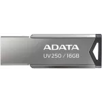 Флеш Диск A-Data 16Gb UV250 AUV250-16G-RBK USB2.0 серебристый