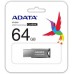 Флеш Диск A-Data 64Gb UV250 AUV250-64G-RBK USB2.0 серебристый