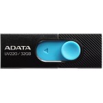 Флеш Диск A-Data 32Gb UV220 AUV220-32G-RBKBL USB2.0 черный/синий