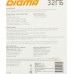 Флеш карта microSDHC 32GB Digma CARD10 V10 + adapter